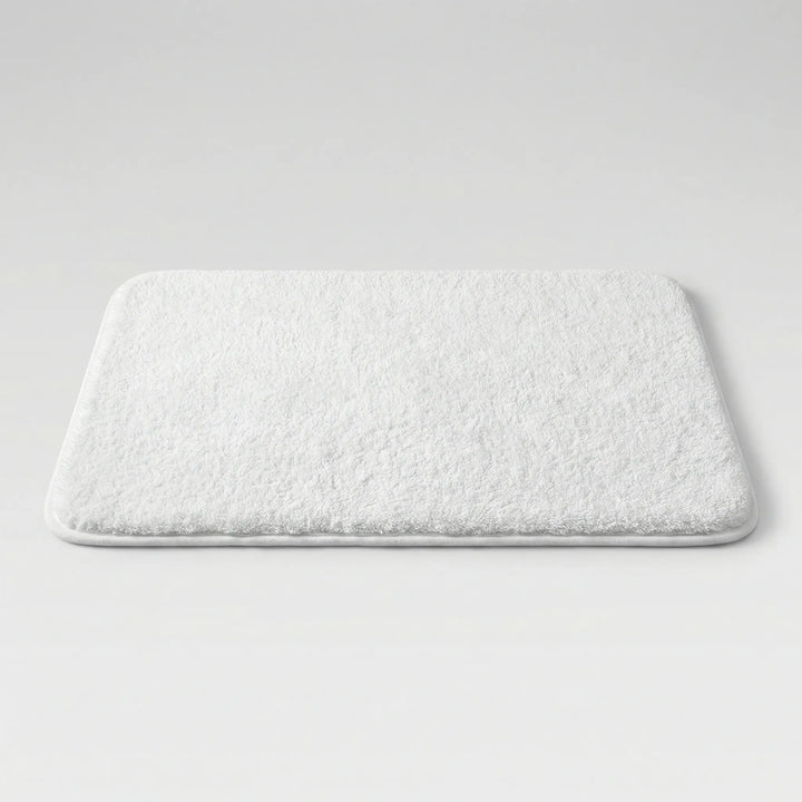 Flowique wave pattern bath mat, super absorbent & non-slip for a stylish, safe bathroom environment.