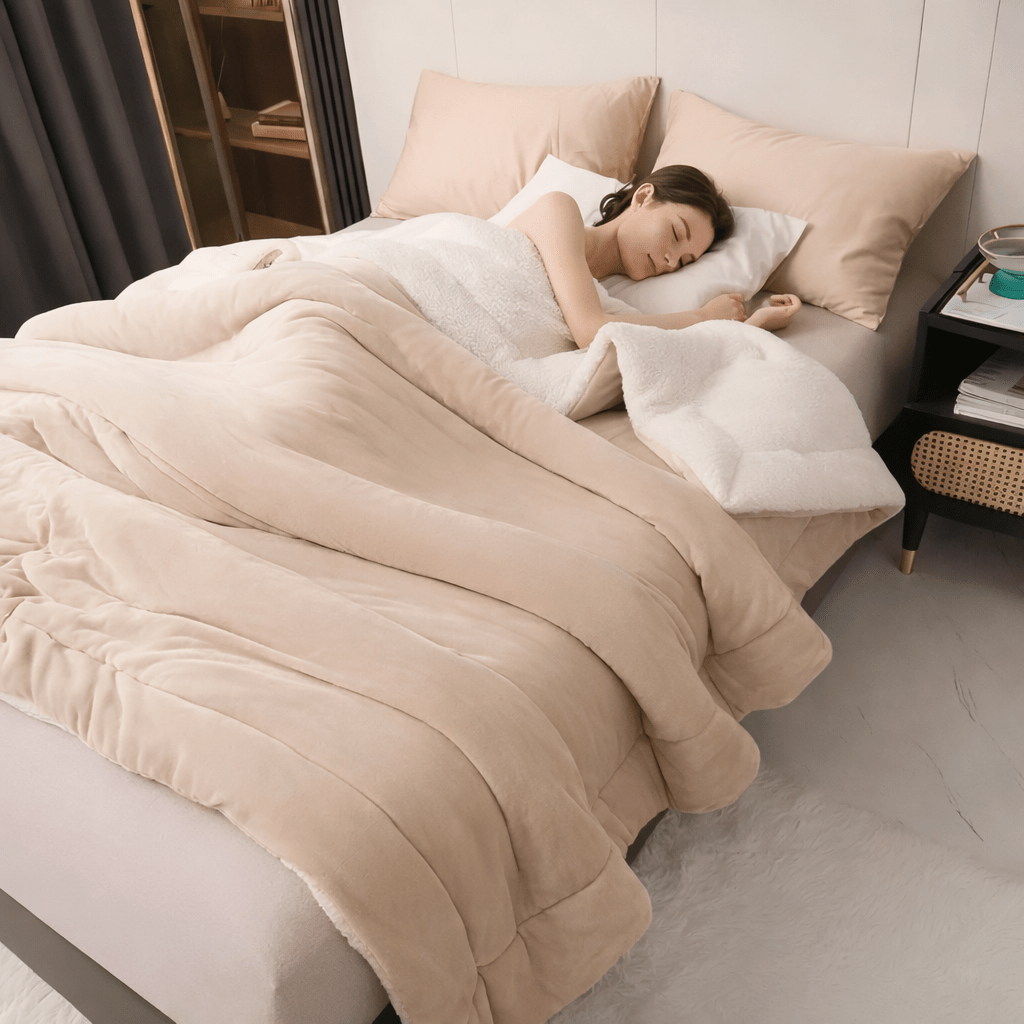 Luxurious fleece blanket for ultimate comfort & warmth. Plush, soft throw for bedroom or living room.