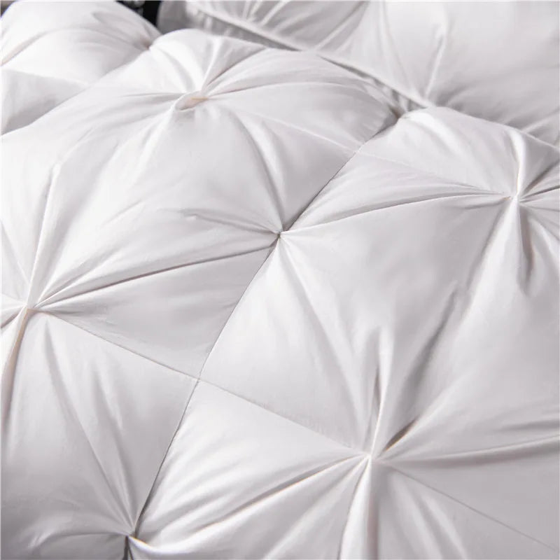 Goose down pillow offering ultimate sleep comfort & neck support. Premium luxury bedding for restorative rest.