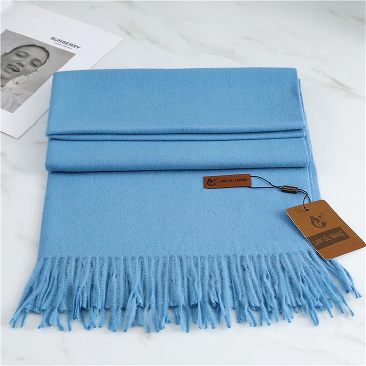 Soft comfort oversized women's scarf, an elegant fashion accessory for her.