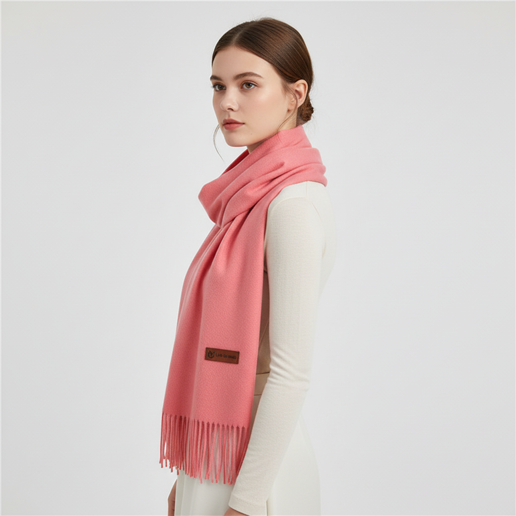 Cozy women's oversized scarf, ultimate soft comfort and warm winter accessory.
