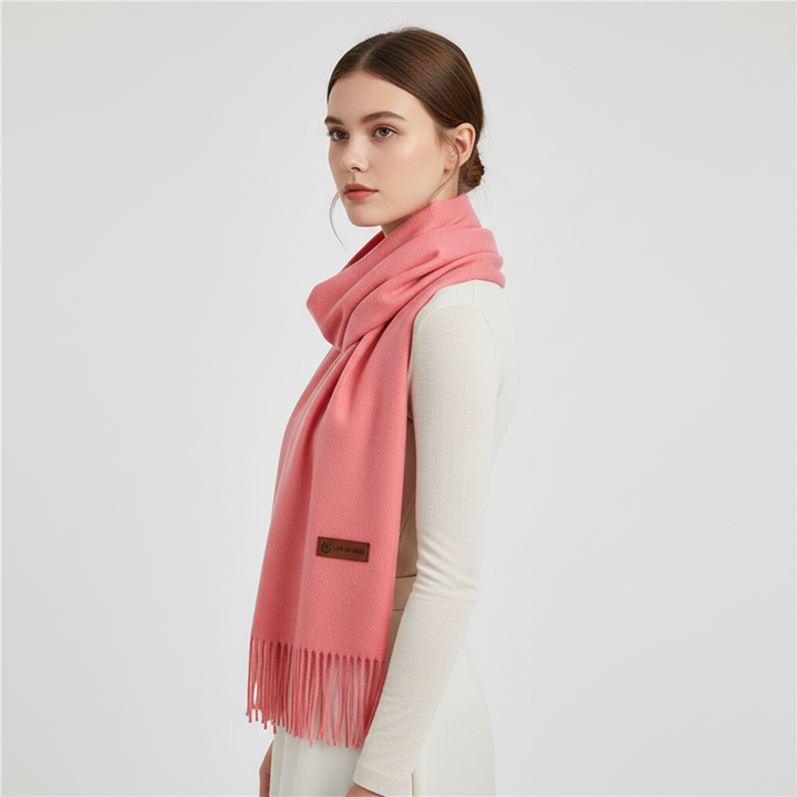 Cozy women's oversized scarf, ultimate soft comfort and warm winter accessory.
