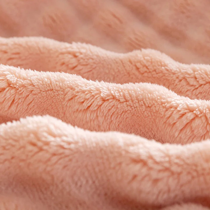Premium soft fleece blanket for ultimate cozy home comfort. Plush, warm throw for luxurious relaxation.