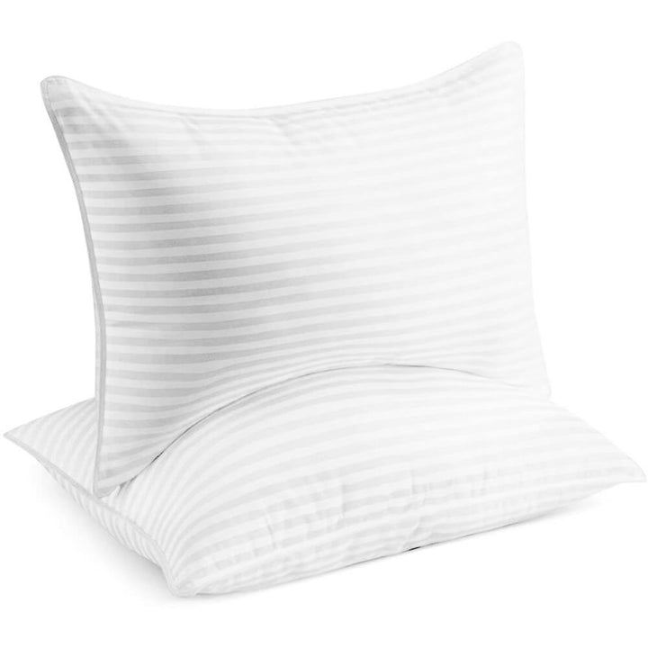 Luxury dog bed pillows set with neck support for comfort and fluffy hotel-quality sleep