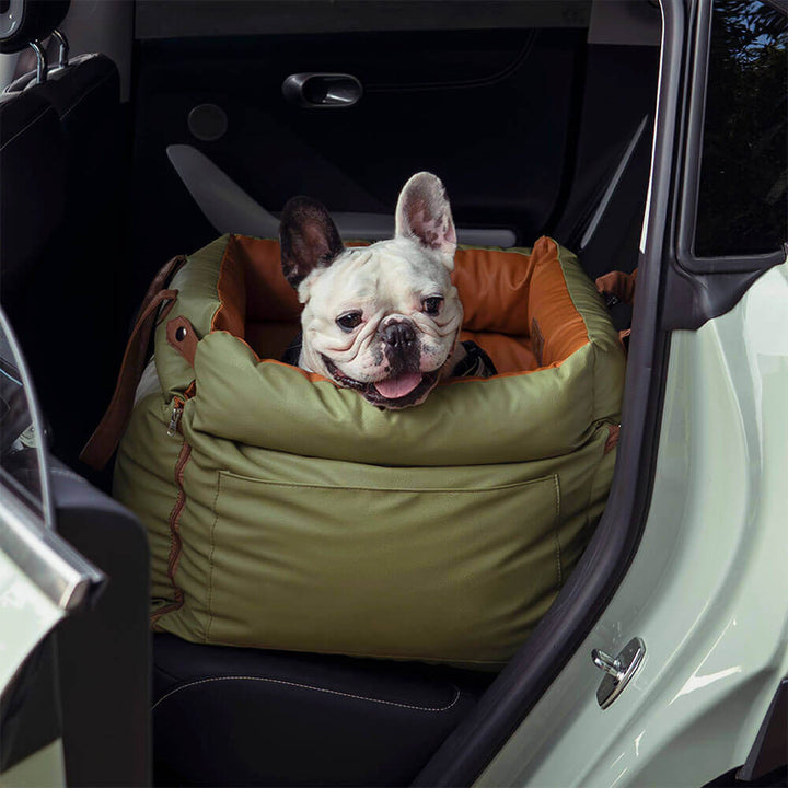 Medium dog car booster seat, offering unparalleled comfort and safety on the road.