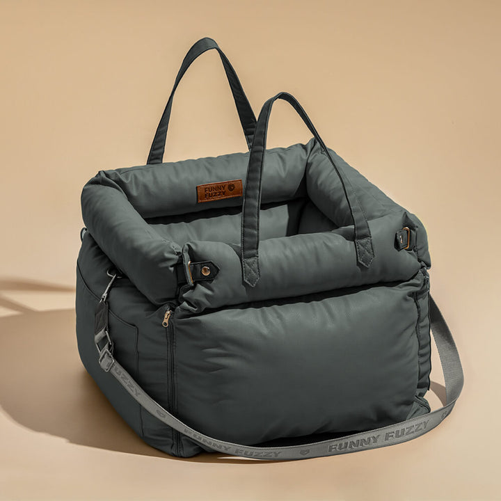 Comfortable pet booster, making dog travel safe and enjoyable for small pets.