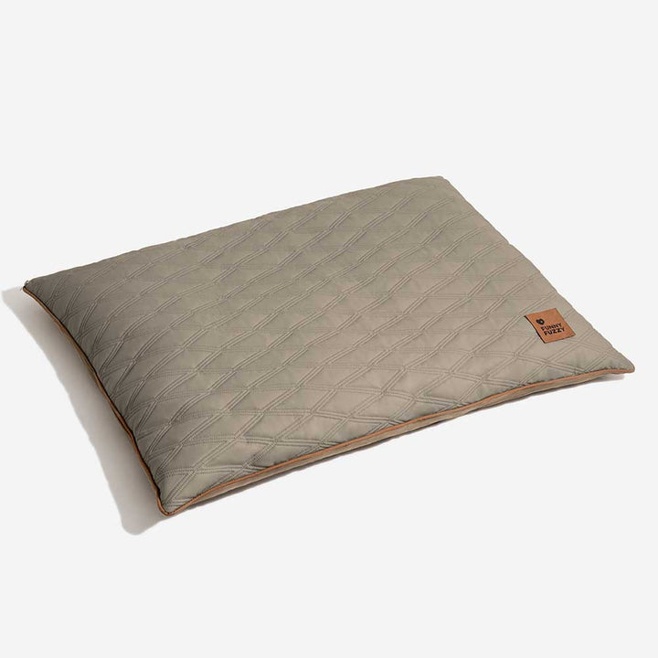 Side profile of the dual-sided dog mat, highlighting its thickness and quality