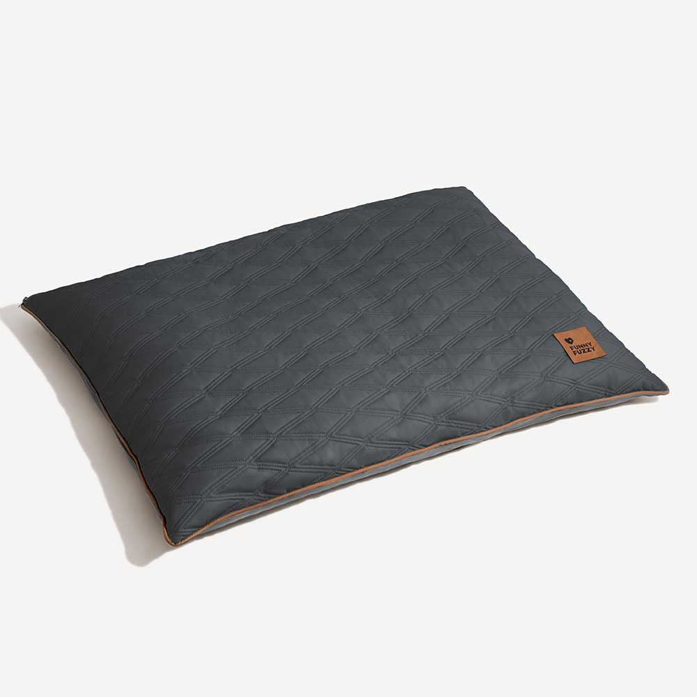Functional and fashionable reversible dog mat for all sized dogs, easy care