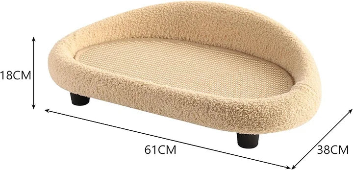 High-quality sisal cat bed, designed for pet comfort and modern home aesthetics