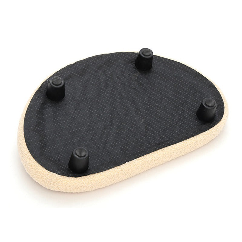 Comfortable sisal cat bed with a removable, soft cushion, perfect for a luxury pet oasis