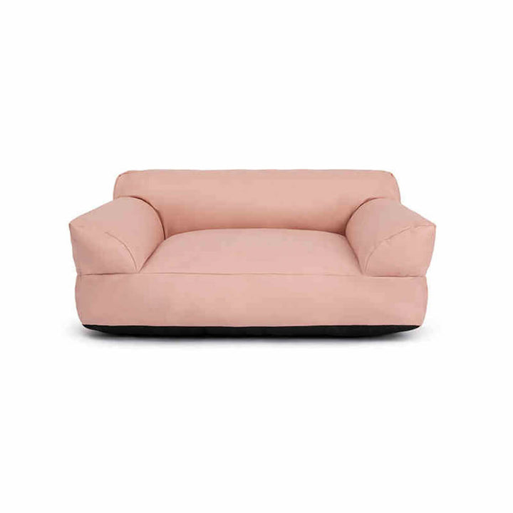 Supportive dog bed, waterproof and washable pet sofa with luxurious anti-scratch fabric