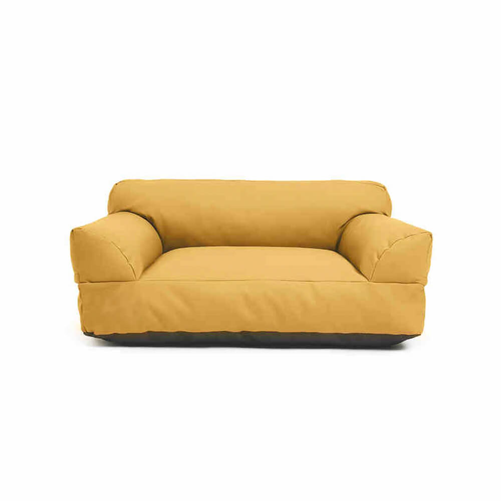 Pet furniture: luxury waterproof sofa bed with supportive bolsters for dogs and cats, easy clean