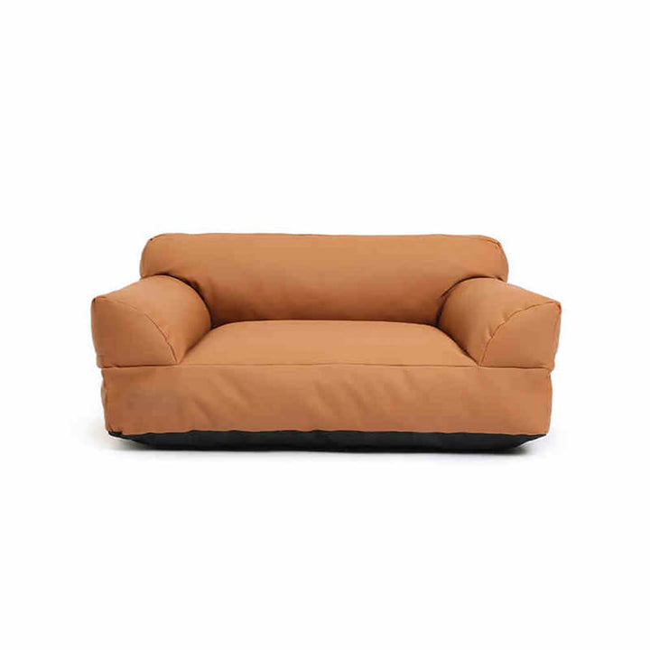 Sofa pet bed, luxury waterproof design with supportive bolsters, anti-scratch and washable