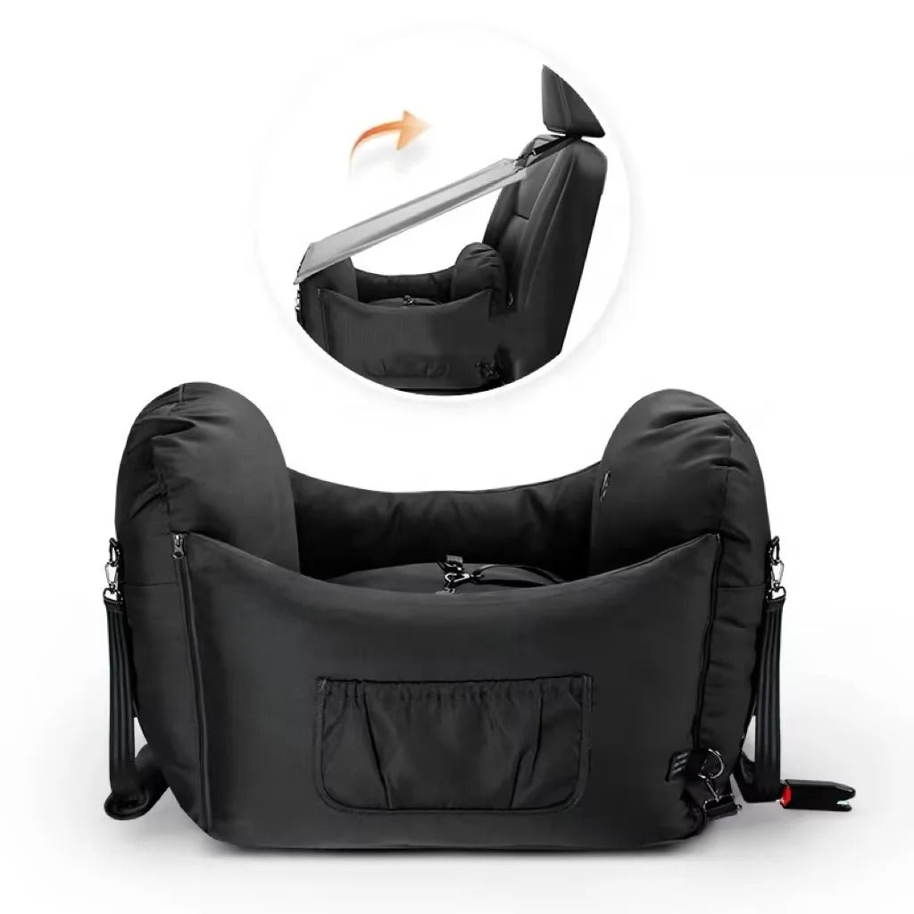 Dog Waterproof Travel Bolster Car Seat Bed