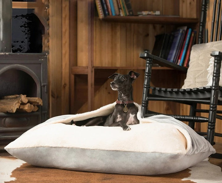 Soft Fuzzy Pet Sleeping Bag Dog Bed for Small to Medium Dogs