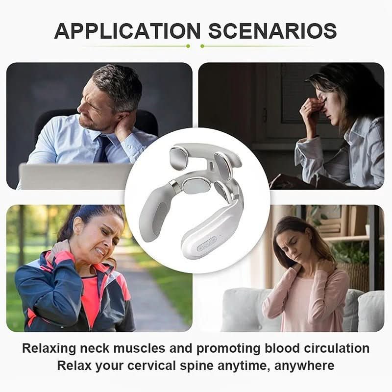 Achieve deep stress relief with this personal care neck & muscle relaxation device, perfect for home wellness.