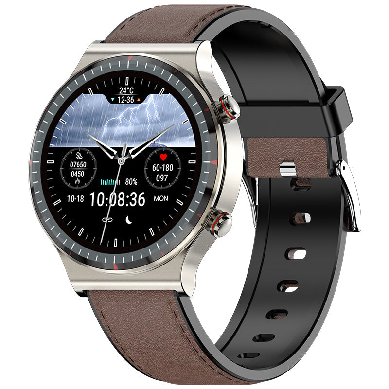 Comprehensive men's health tracker: ECG, blood pressure, heart rate, sleep monitor.