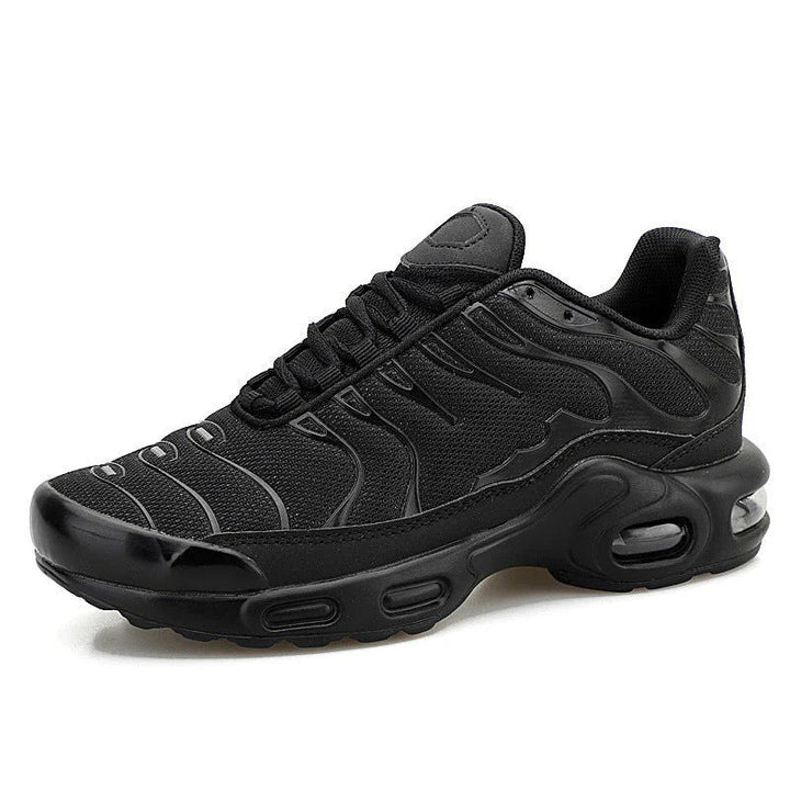 Breathable men's running shoes with shock-absorbing air cushion, providing ultimate comfort for fitness & daily wear.