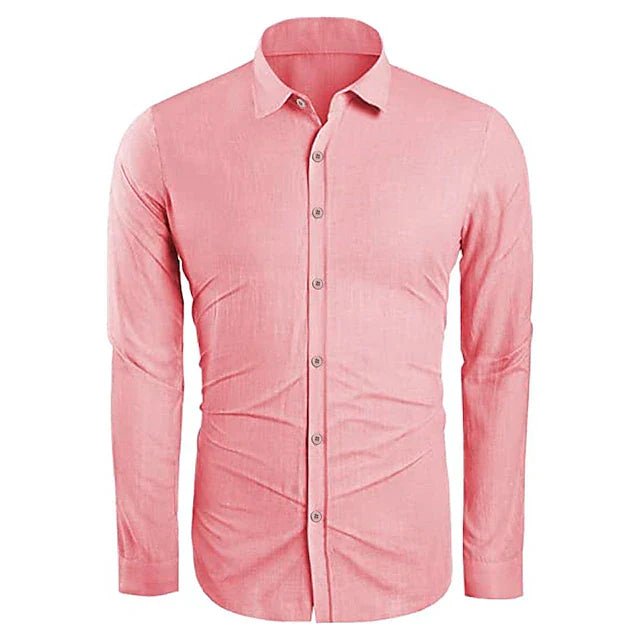 Comfortable men's summer top, lightweight button-down with breathable fabric.