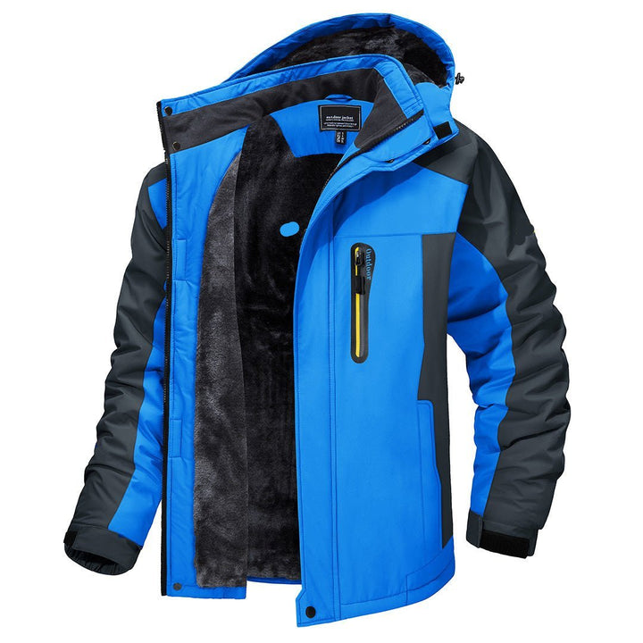 Men's durable all-weather coat, windproof & insulated for comfortable cold weather commuting.