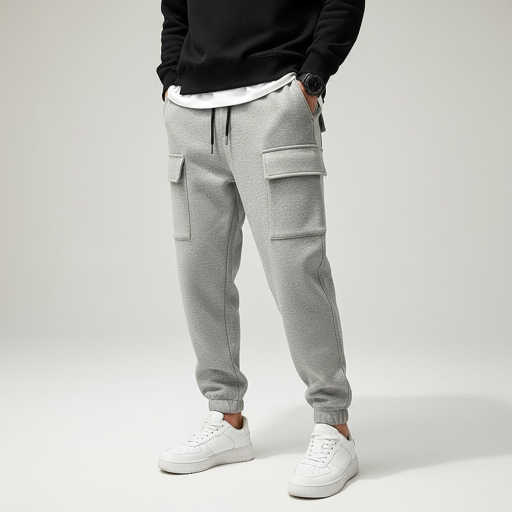 Men's workout joggers with elastic waist. Perfect for gym, running, and all activewear needs.