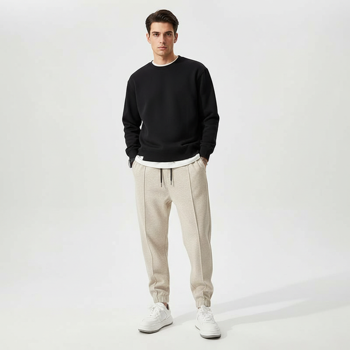Stylish & comfortable men's workout joggers with elastic waist. Perfect for gym & activewear.
