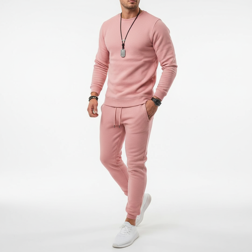 Kirk men's activewear tracksuit set, designed for style & comfort. Perfect gym outfit or sportswear for training.