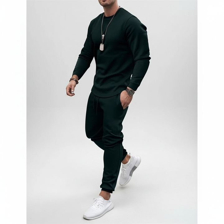 Stylish men's athletic tracksuit Kirk. A versatile comfort wear set for gym, training, and everyday active style.