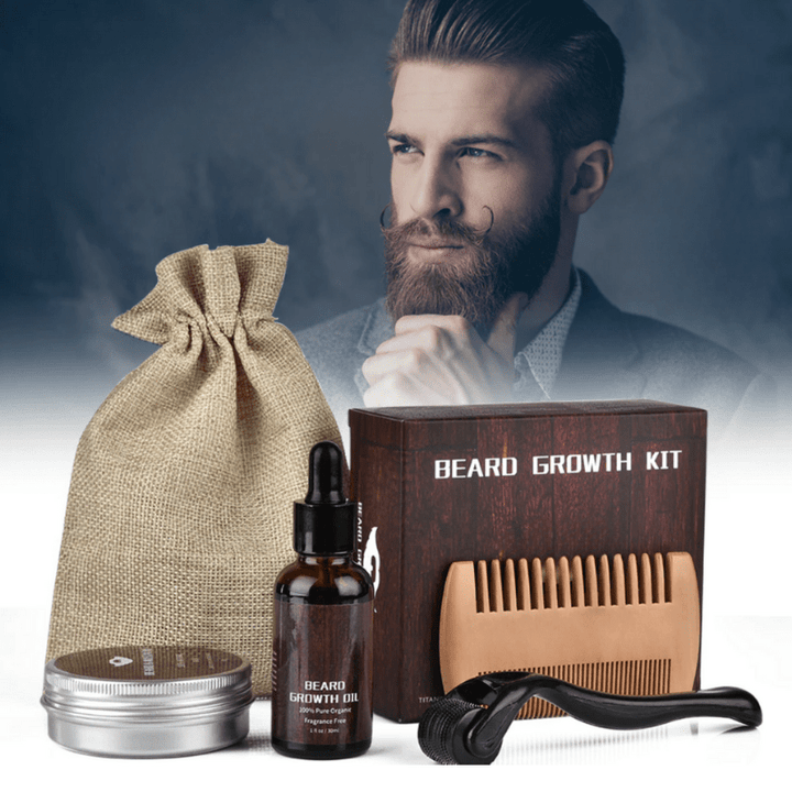 Micro-needling dermaroller for beard growth. Stimulates follicles for a fuller, denser beard.