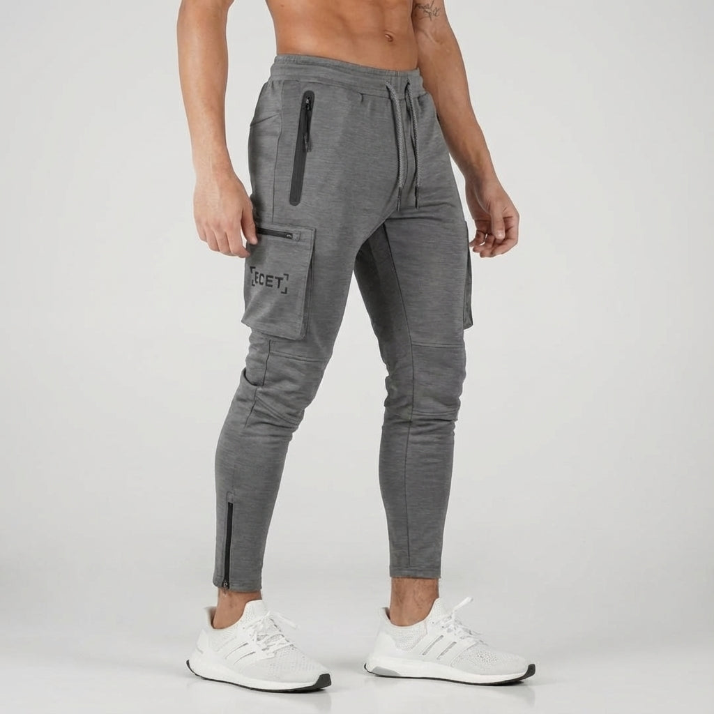 High-performance men's joggers. Sporty activewear trousers with pockets for ultimate comfort & mobility.