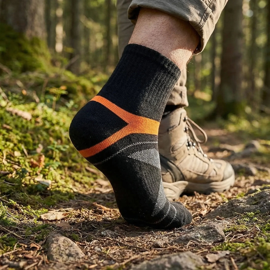 Men's breathable ankle athletic socks, 3 pair pack. Ideal for sports, running, hiking & everyday activewear.