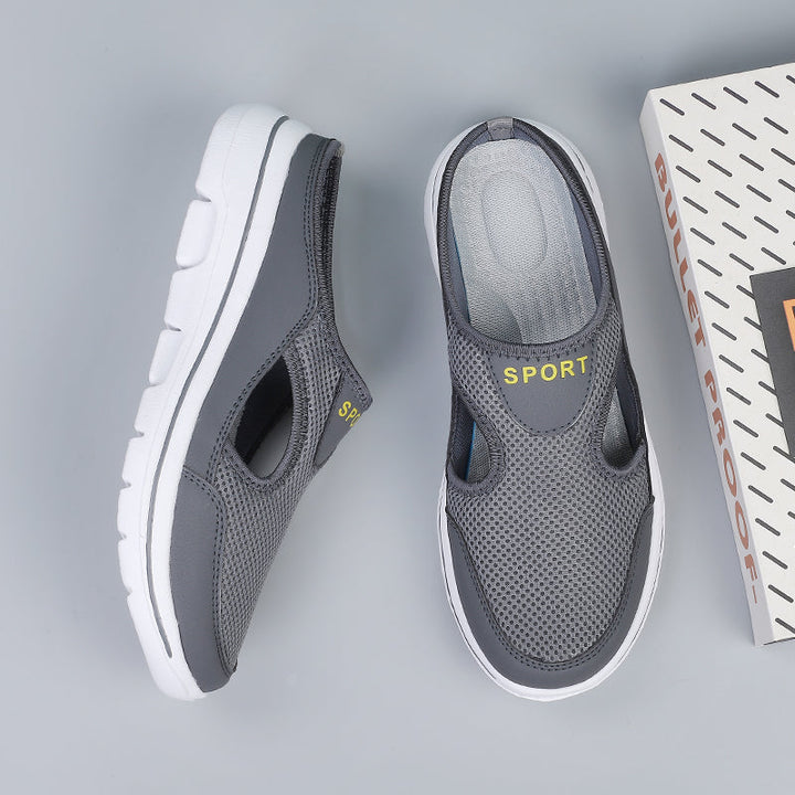 Mens everyday slip-on shoes, lightweight & breathable design for casual outfits.