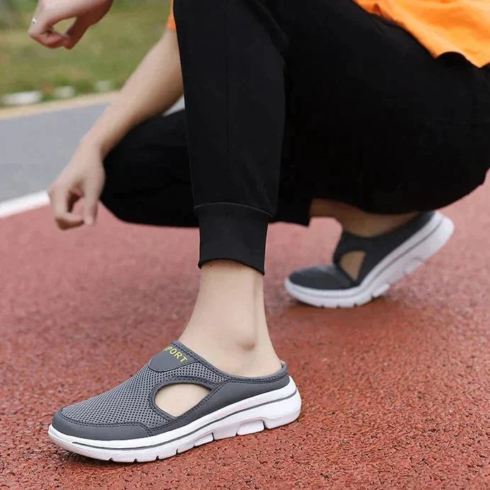 Mens slip-on shoes, perfect for everyday comfort, lightweight & breathable design.