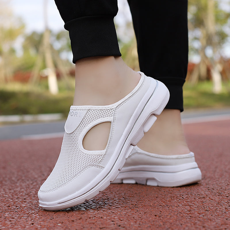 Comfortable, breathable men's slip-on shoes for long walks and daily activities.