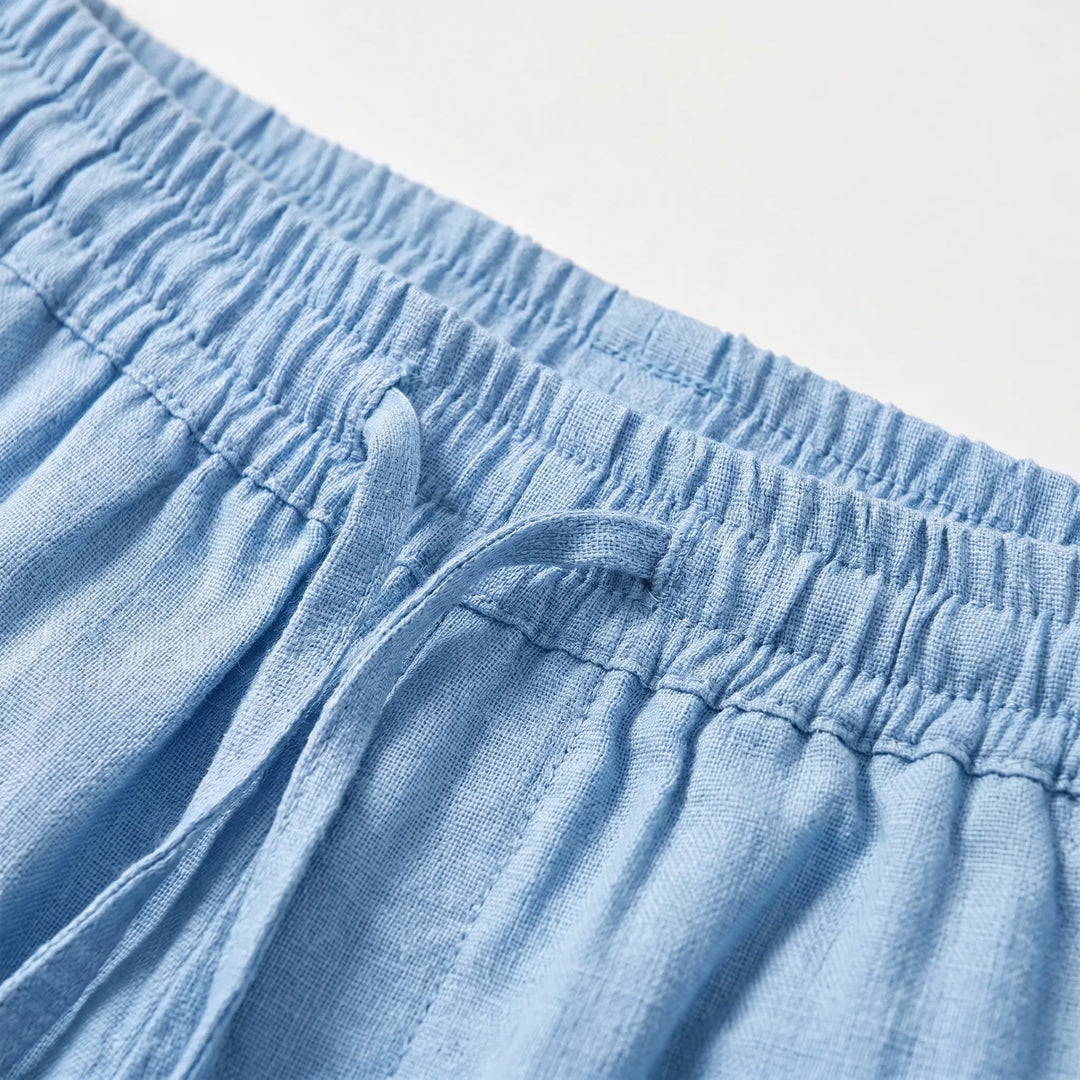Stylish men's straight leg joggers, ultimate comfort for travel, everyday outfits, and summer style.