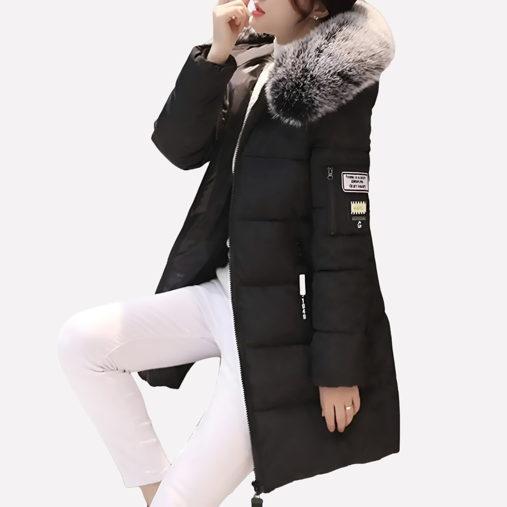 Cozy men's insulated winter jacket. Warm outerwear designed for comfort & cold weather style. Essential men's fashion for daily wear.