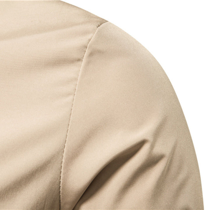 Essential fall & spring men's bomber jacket, classic style with comfortable ribbed cuffs & hem.