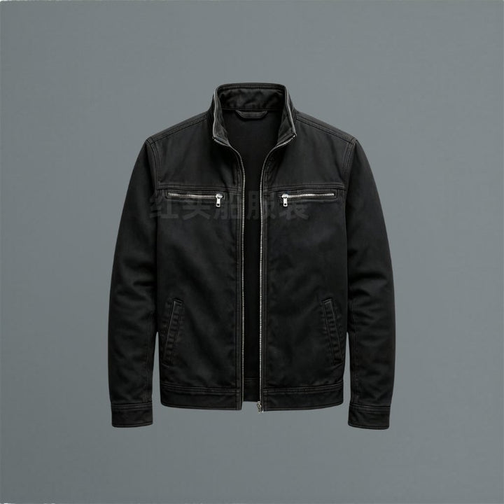 Stylish men's classic jacket, suitable for casual to semi-formal occasions, offering a sophisticated layered look.
