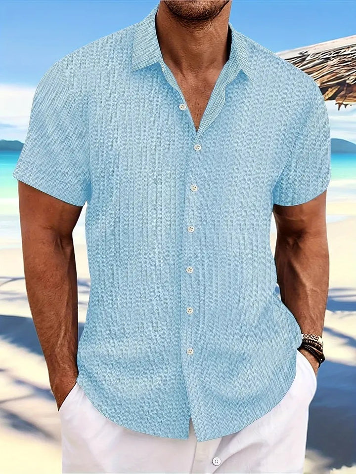 High-quality men's classic fit polo shirt, short sleeve. A durable wardrobe staple for versatile casual fashion.