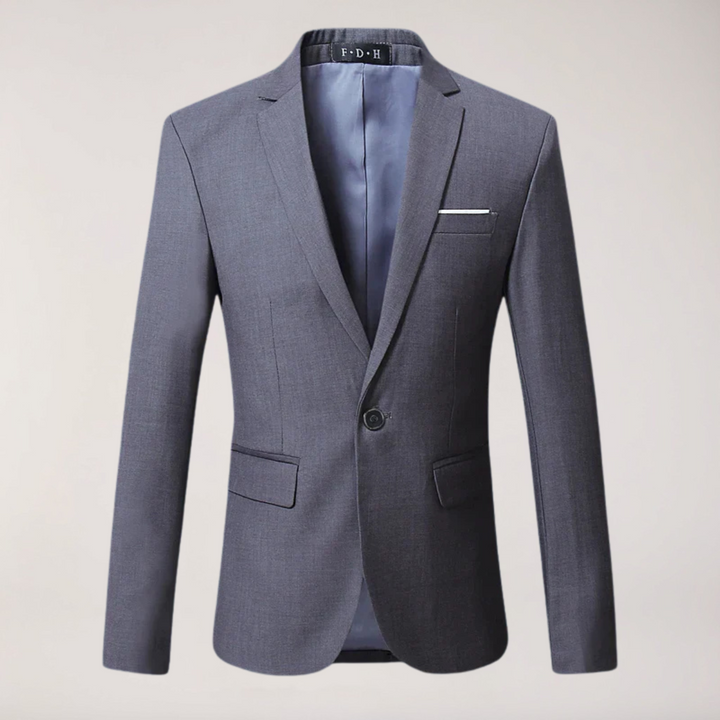 Tailored men's blazer, perfect for smart casual, business meetings, or formal event wear.