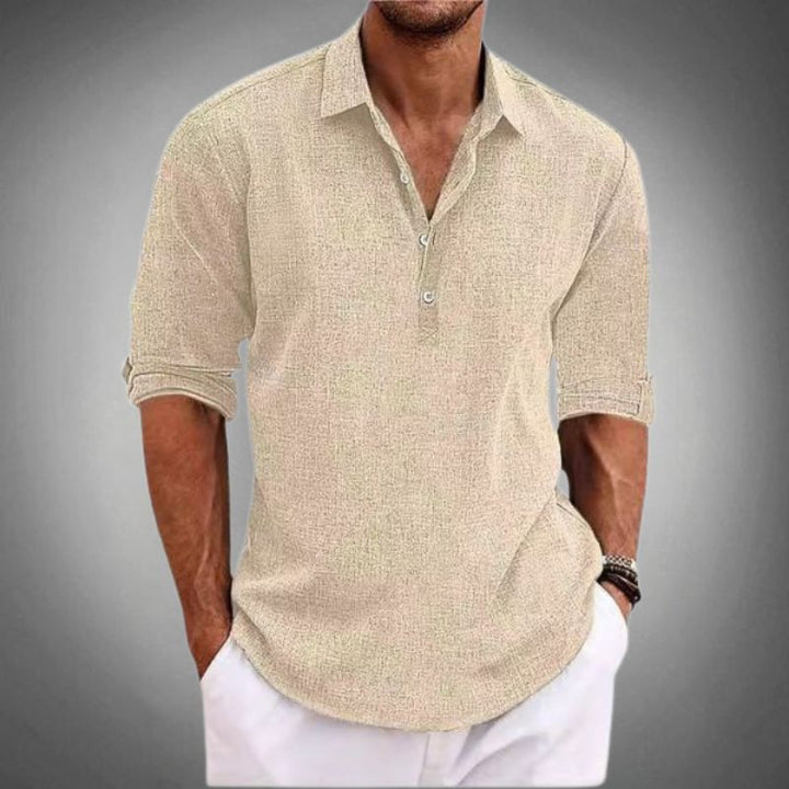 Effortless men's short sleeve polo, a classic top for casual spring fashion, summer style & vacation wear.