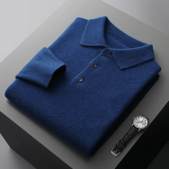 Comfortable men's performance polo shirt for versatile casual wear & effortless style. Short sleeve.