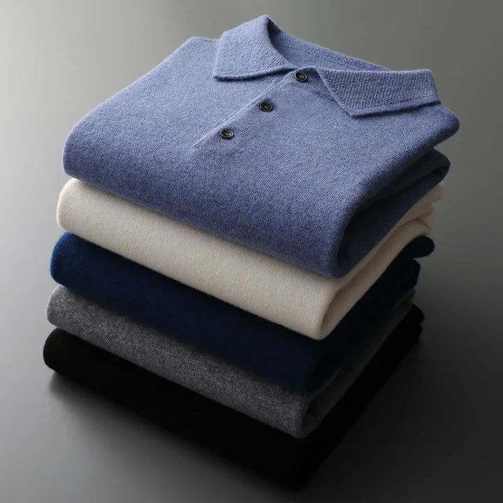 Smart casual men's polo shirt with short sleeves, a classic, comfortable, & versatile top for men.
