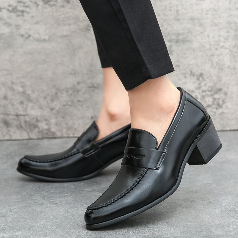 Versatile men's casual & dress loafers, easy slip-on shoes for work, formal events, or daily fashion.