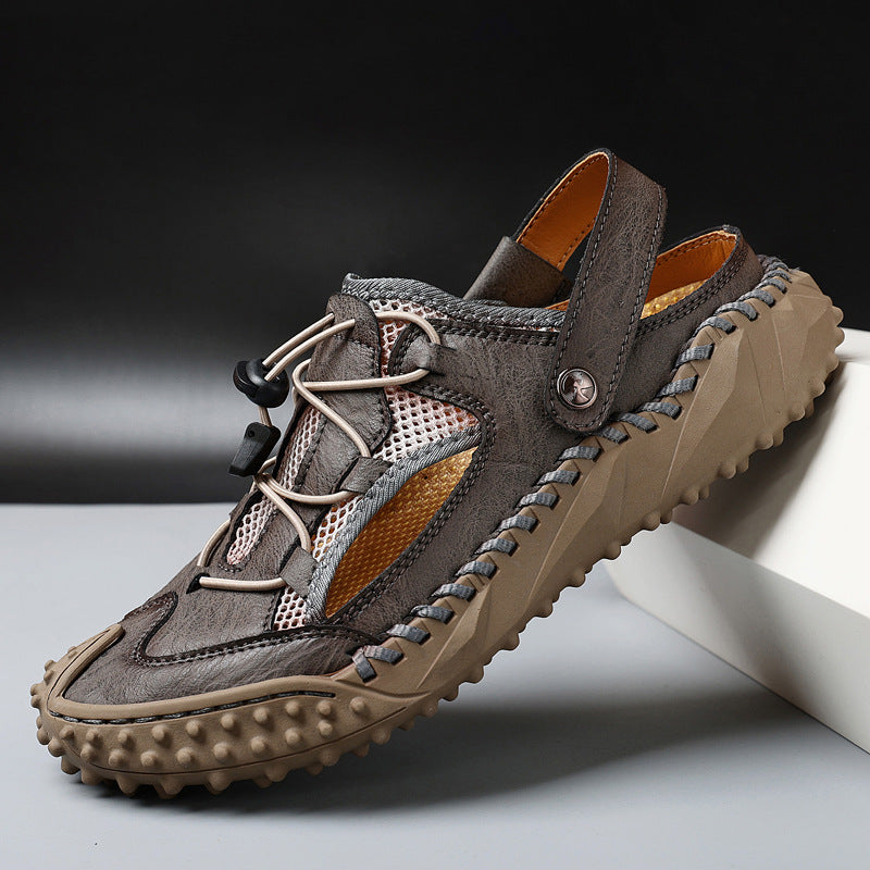 Comfortable men's closed-toe slingback footwear, ideal for outdoor activities & casual fashion.