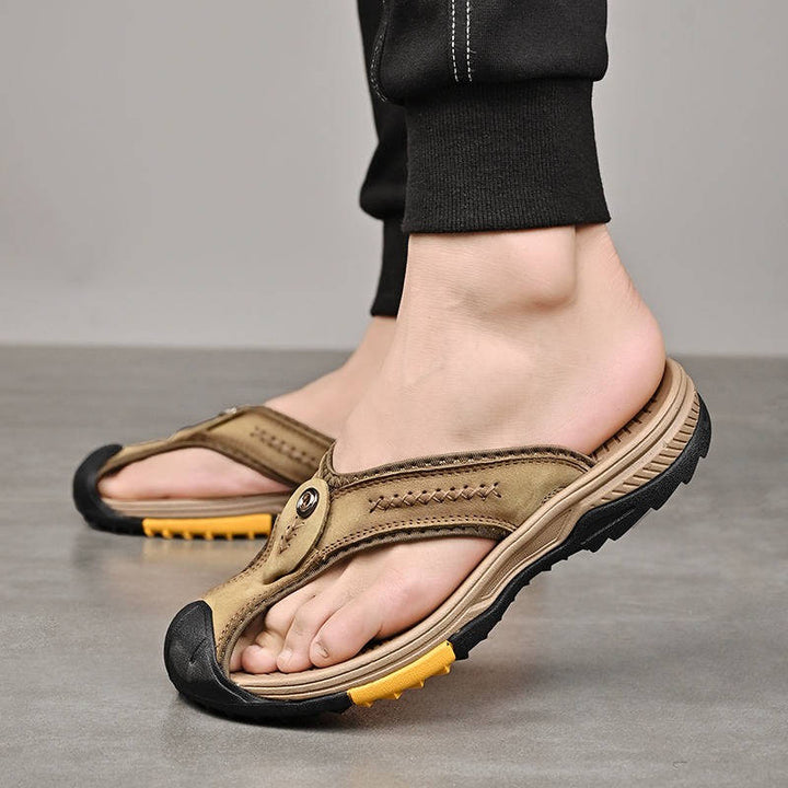 Ergonomic men's closed toe water resistant sport sandals, non-slip sole, ultimate comfort.