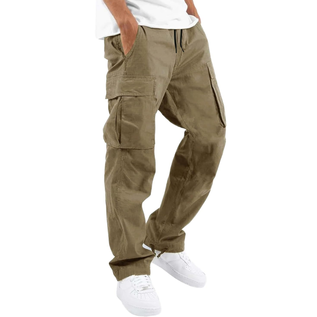 Men's comfortable cargo joggers, excellent for an active lifestyle. Versatile loose fit, perfect for everyday wear.