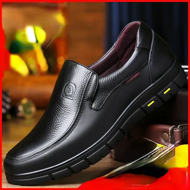 Men's comfortable slip-on loafers, ideal casual everyday footwear for effortless style.