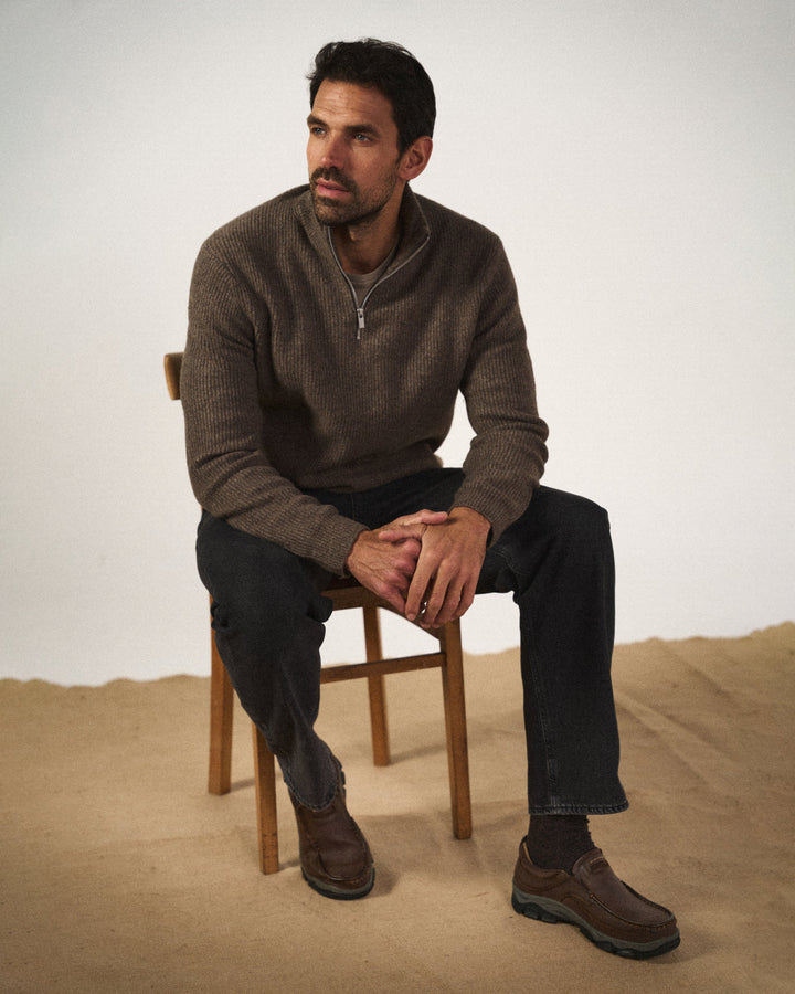 Black Dakota slip-on loafers for men, designed for durability & comfortable walking.