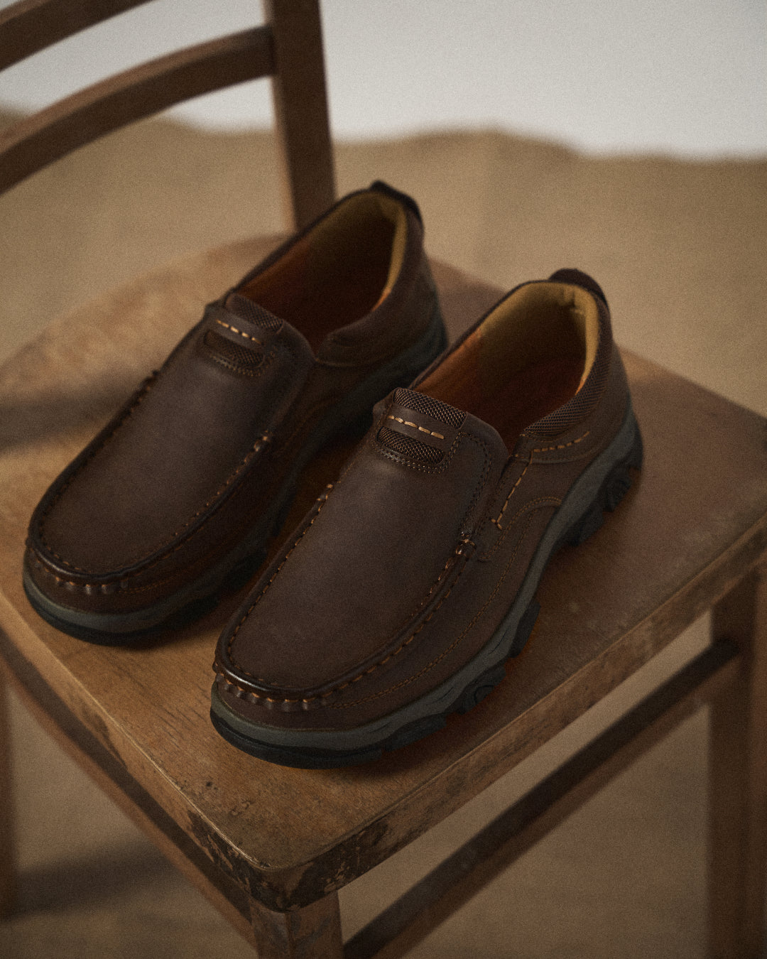 Durable Dakota slip-on loafers for men, ensuring comfort & traction for everyday use.